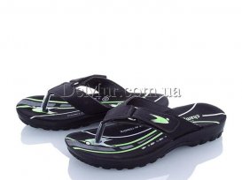 Шлепанцы детские для мальчиков (30-35) DeMur-B-6101-green