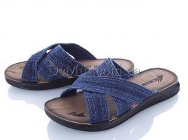 Шлепанцы мужские (40-45) DeMur-M-6105-1-blue