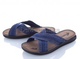 Шлепанцы мужские (40-45) DeMur-M-6105-blue