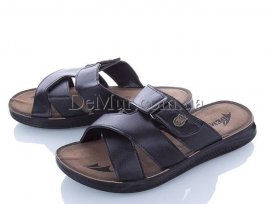 Шлепанцы мужские (40-45) DeMur-M-6111-black