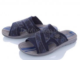 Шлепанцы мужские (40-44) DeMur-M-6131-blue
