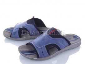 Шлепанцы мужские (40-44) DeMur-M-6133-blue