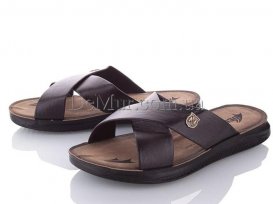 Шлепанцы мужкие (41-45) DeMur-M-6108-brown