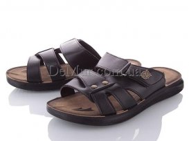 Шлепанцы мужкие (41-45) DeMur-M-6115-black
