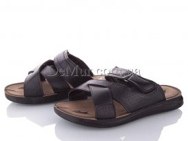 Шлепанцы мужкие (41-45) DeMur-M-6118-black