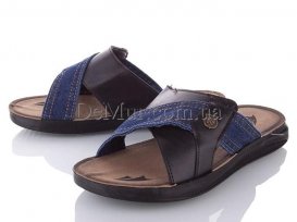 Шлепанцы мужкие (41-45) DeMur-M-6119-black