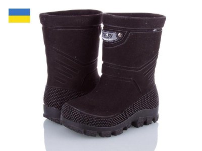 Сапоги детские для мальчиков зима Lenase (25-30) Хаски мат черный (25-30) (зима)
