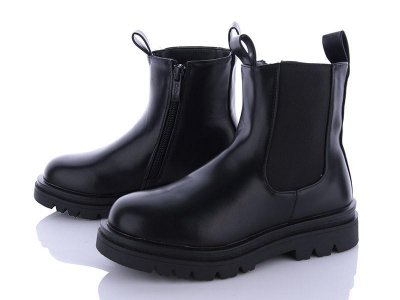 Ботинки для девочек Clibee (32-37) A97 black (деми)