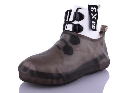 Галоши женские ABA (35-42) 2 black d (деми)