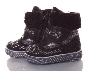 Ботинки детские зимние для девочек BBT (22-27) H1518-1 (зима)