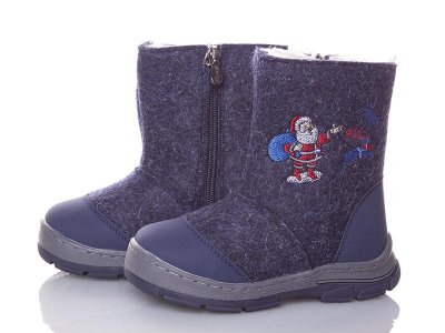 Сапоги детские для мальчиков зима AlemyKids-Caroc (27-32) TY619C (зима)