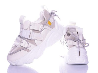 Кроссовки женские зима Violeta (36-41) 166-50 white (зима)