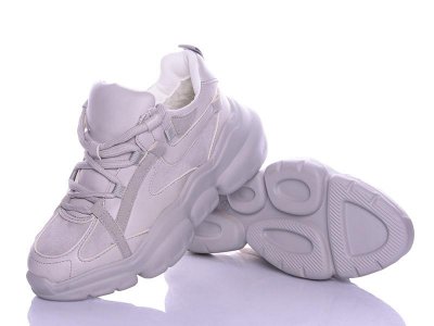 Кроссовки женские зима Violeta (36-41) 166-51 grey (зима)