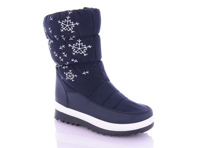 Дутики женские Lion (36-41) A786-10 blue (зима)