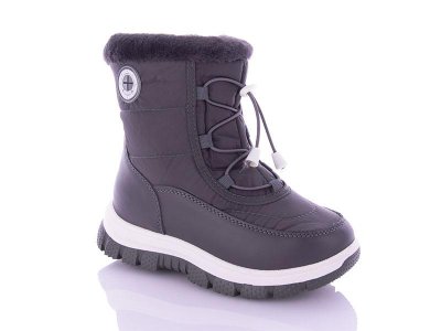 Дутики детские Lion (31-36) A786-8 grey (зима)