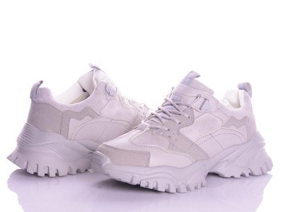 Кроссовки женские зима Violeta (36-41) 166-54 grey (зима)
