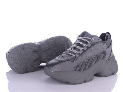 Кроссовки женские зима Violeta (36-41) 166-61 grey (зима)
