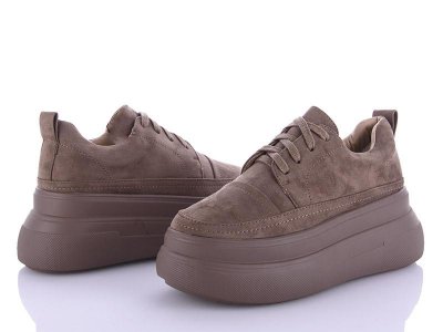 Кроссовки женские зима Violeta (36-41) 166-65 khaki (зима)