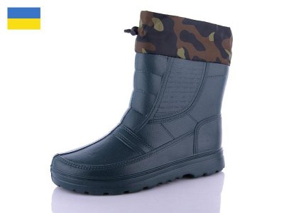 Сапоги мужские зима Dago (41-45) DS СМ05 зеленый (зима)