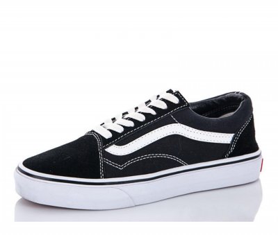 Кеды подростковые Sportline (36-40) B Vans white-black (деми)
