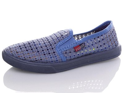 Слипоны подростковые Lenase (41-45) 044 blue (лето)