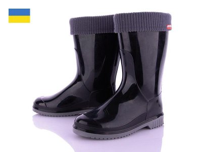 Сапоги женские Lenase (37-40) Teen черно серый(37-40) (деми)