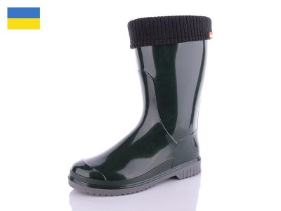 Сапоги женские Lenase (36-40) Teen зеленый(хаки) (деми)
