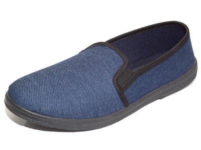 Мокасины мужские Dago (40-45) КР муж.задник джинс (лето)