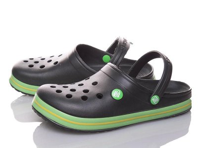 Кроксы подростковые Slipers (41-45) 224 хаки (лето)