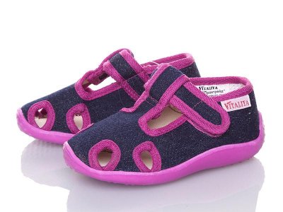 Тапочки для детей Slipers (23-27) Виталина открытые девочка (23-27) (деми)