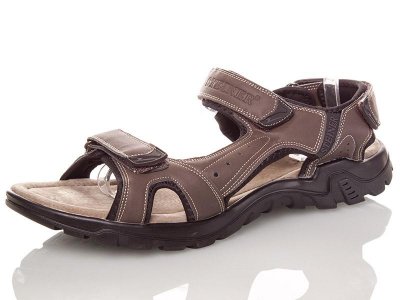 Босоножки мужские Steiner (47-49) D6827 brown батал (лето)