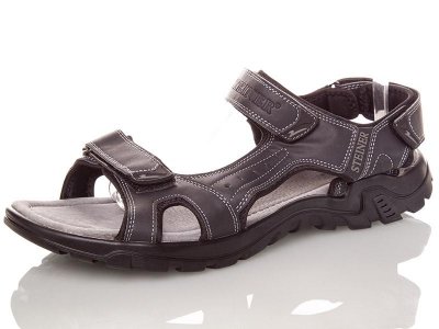 Босоножки мужские Steiner (47-49) D6827 grey батал (лето)