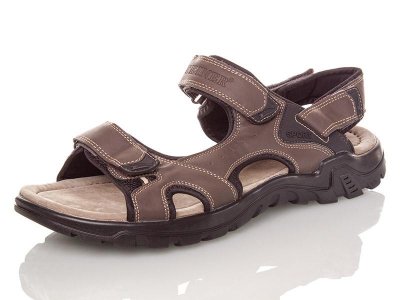 Босоножки мужские Steiner (47-49) D6829 brown батал (лето)