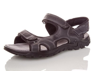 Босоножки мужские Steiner (47-49) D6829 grey батал (лето)