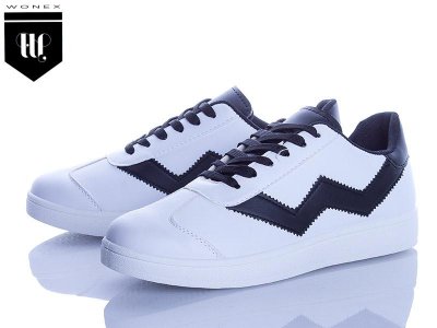 Кеды мужские Violeta (40-45) 20-793 white-black (деми)