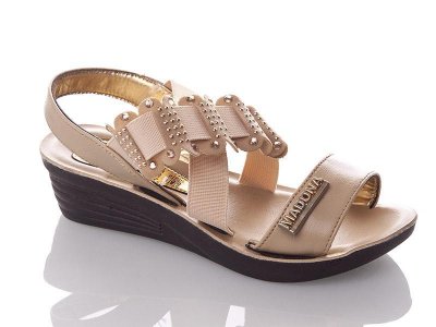 Босоножки детские для девочек DeMur (24-29) GMadona-B-beige (лето)