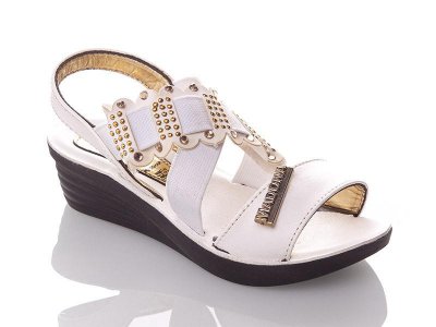 Босоножки детские для девочек DeMur (24-29) GMadona-B-white (лето)
