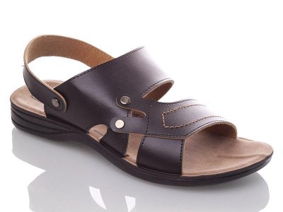 Босоножки мужские DeMur (40-44) M8026 black (лето)