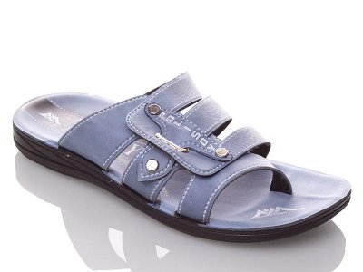 Шлепанцы мужские DeMur (40-44) MPolisoy B-L blue (лето)