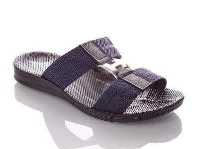 Шлепки подростковые DeMur (36-40) PH-blue (лето)