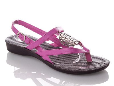 Босоножки женские DeMur (37-41) WMona-collar-fuchia (лето)