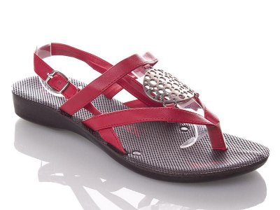 Босоножки женские DeMur (37-41) WMona-collar-red (лето)