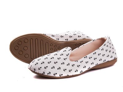 Балетки детские DeMur (30-35) GAnchor-white (деми)