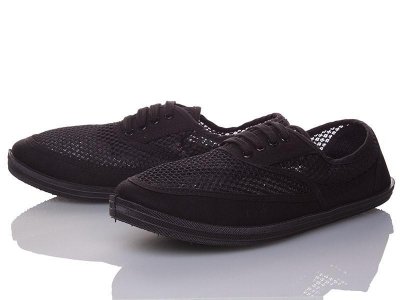 Кеды мужские DeMur (40-45) MKM34-black (деми)