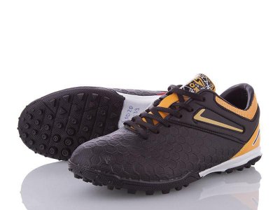 Кроссовки подростковые DeMur (36-39) P1020-black-orange (деми)