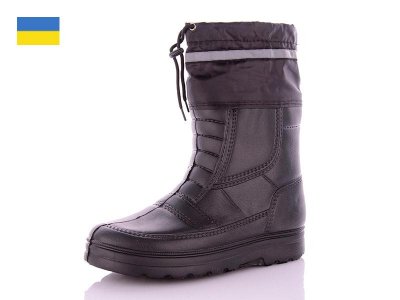 Сапоги мужские зима Олимп (41-45) Крок сапог черный (зима)
