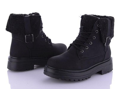 Ботинки женские зима Rama (36-41) L342 black (зима)