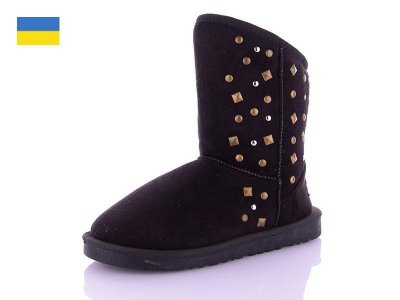Угги (UGG) женские DeMur (36-41) G128 black (зима)