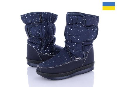Дутики женские DeMur (36-41) KTV112 blue (зима)