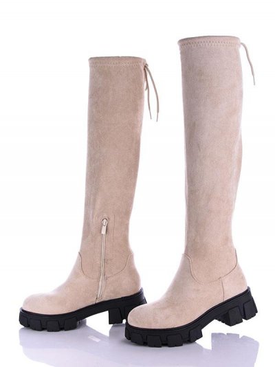 Сапоги женские Gollmony (36-41) 2098-1 beige (деми)